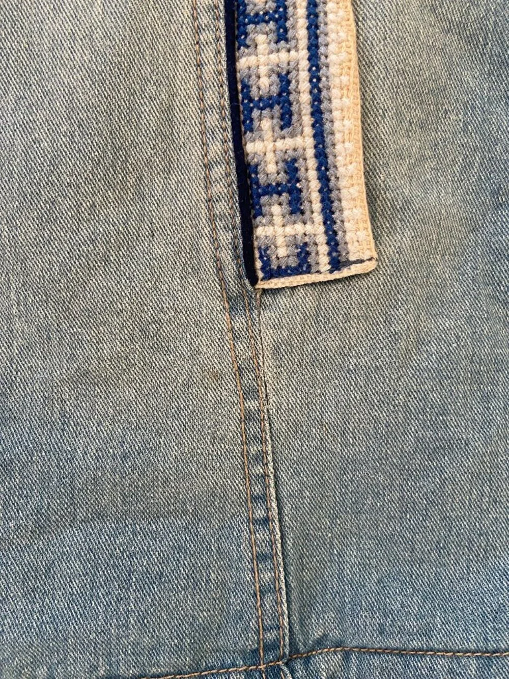 Free People Denim and Sherpa Jacket - Picture 16 of 16